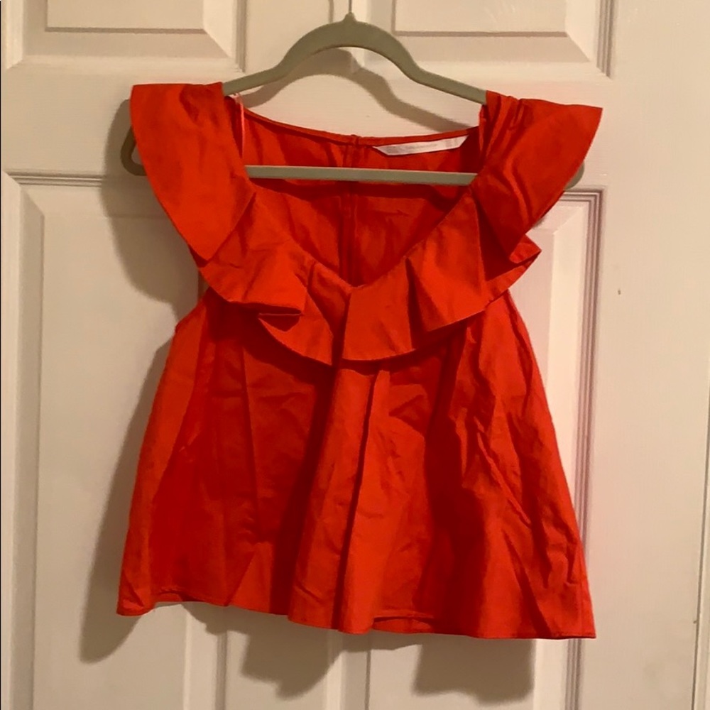 Zara Ruffle Blouse